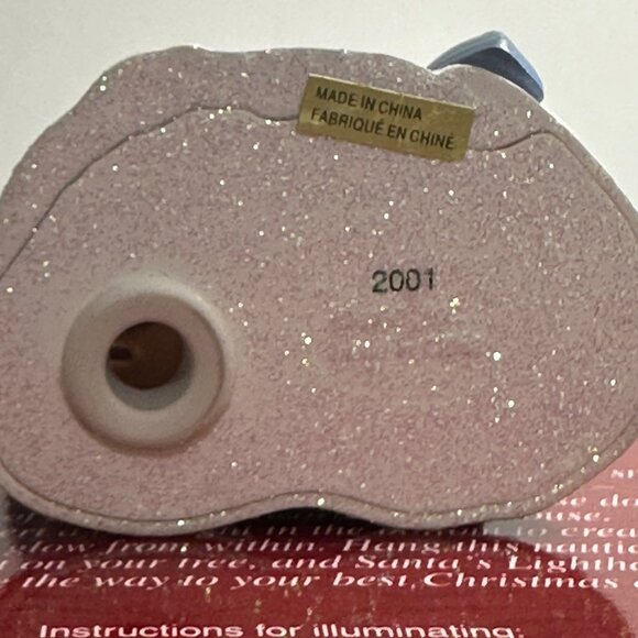 Carlton Cards Vintage 2001 Santa By The Sea Lighted Christmas Decoration - Picture 7 of 8